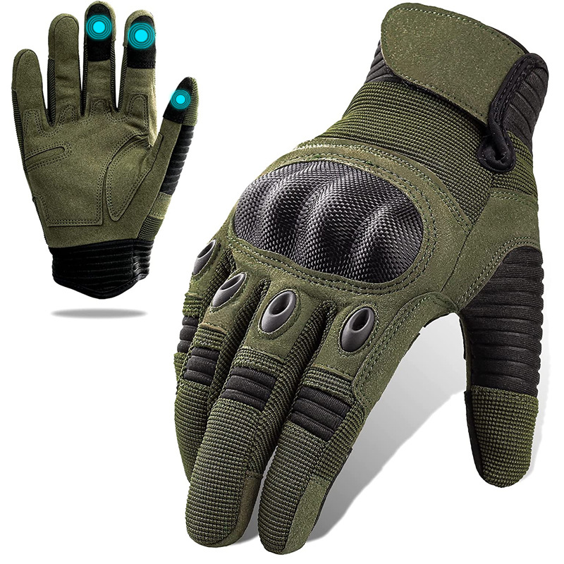 Touch Screen Gloves - ถุงมือยุทธวิธีหน้าจอสัมผัส สำหรับกิจกรรมกลางแจ้ง ปั่นจักรยาน กีฬา เดินป่า ตั้งแคมป์