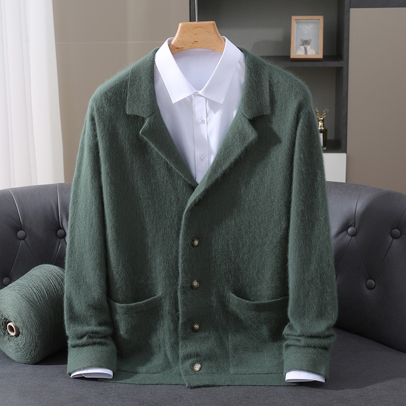 เสื้อคาร์ดิแกนขนมิงค์ใหม่สำหรั - Wool Coat Peacoat บทวิจารณ์และราคา