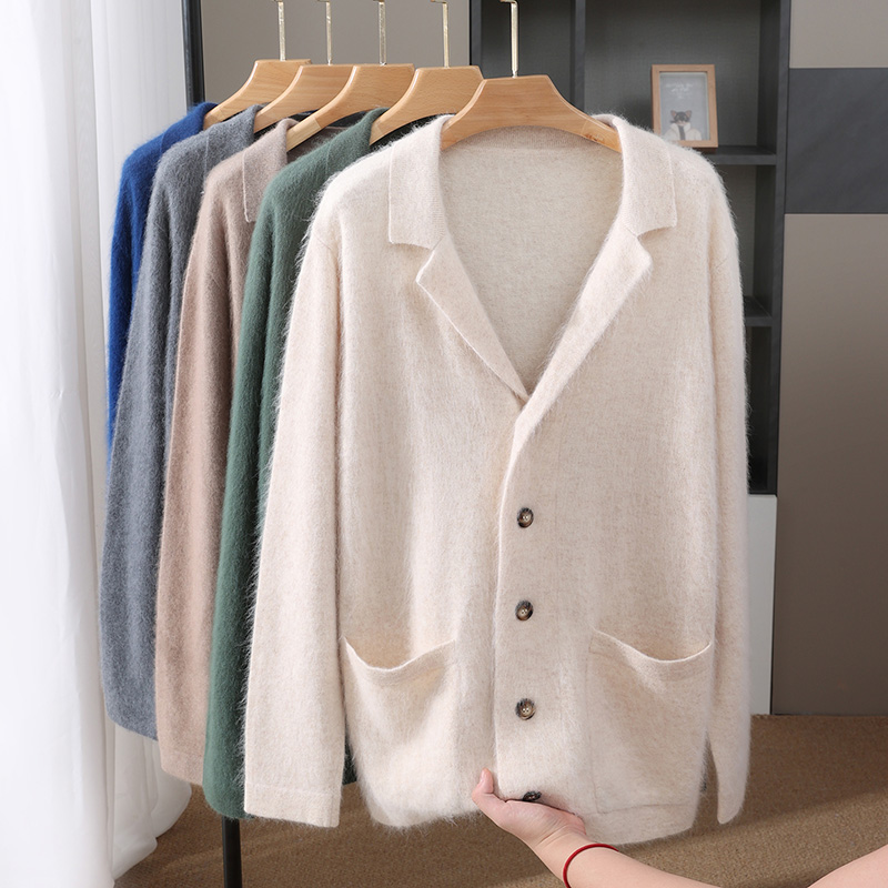 เสื้อคาร์ดิแกนขนมิงค์ใหม่สำหรั - Wool Coat Peacoat บทวิจารณ์และราคา