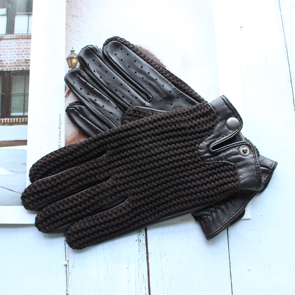 ถุงมือขับรถหนังแท้คุณภาพสูงสำห - Touch Screen Gloves บทวิจารณ์และราคา
