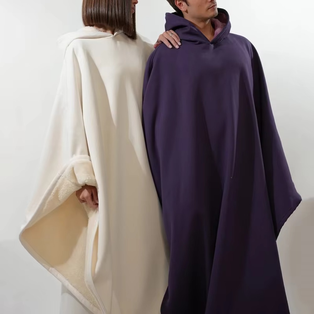 เสื้อคลุมฮู้ดดี้ผ้าห่มสไตล์อิน - Shawl Wrap Winter บทวิจารณ์และราคา