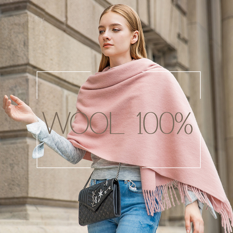 ขนสัตว์ฤดูหนาวผ้าพันคอผู้หญิงแ - Shawl Wrap Winter บทวิจารณ์และราคา