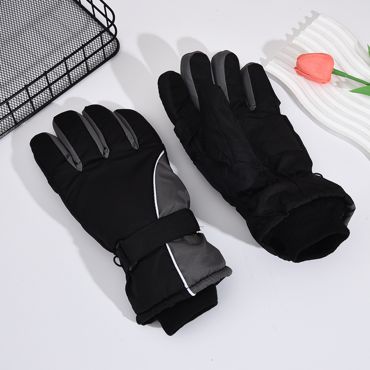 ถุงมือสกีกันลมแฟชั่น ถุงมือกัน - Touch Screen Gloves บทวิจารณ์และราคา