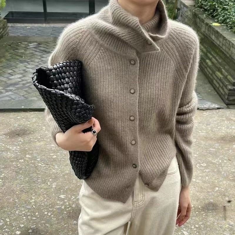 คอเต่าเสื้อสเวตเตอร์ถักสุภาพสต - Wool Coat Peacoat บทวิจารณ์และราคา
