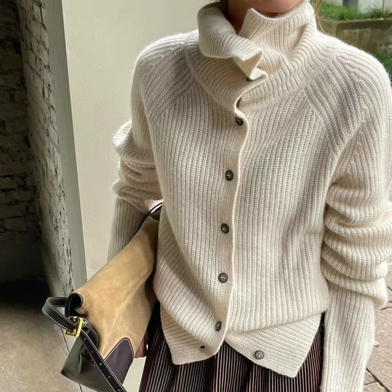 คอเต่าเสื้อสเวตเตอร์ถักสุภาพสต - Wool Coat Peacoat บทวิจารณ์และราคา